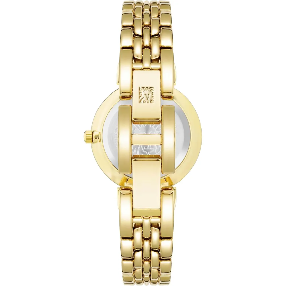 Anne Klein AK/2159SVSV reloj para mujer | 30 mm - Gold/Verde Esmeralda