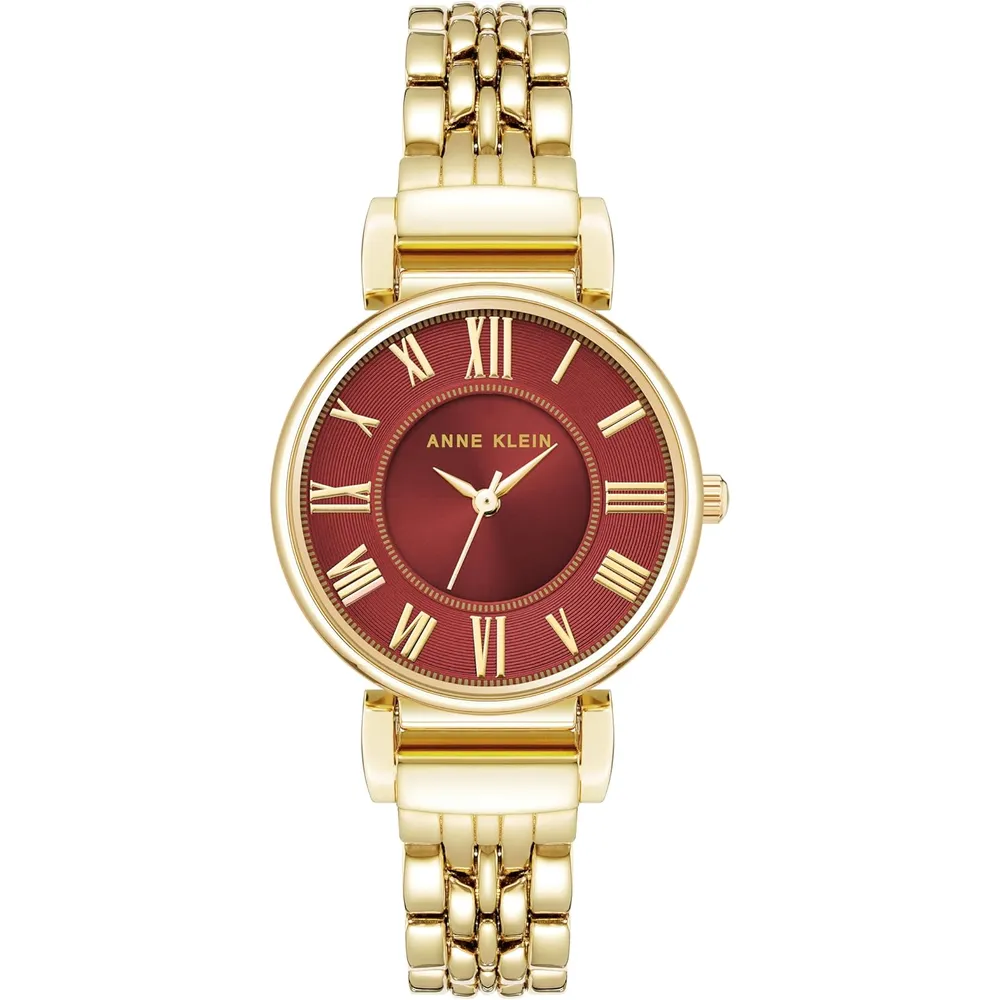 Anne Klein AK/2159SVSV reloj para mujer | 30 mm - Gold/Red