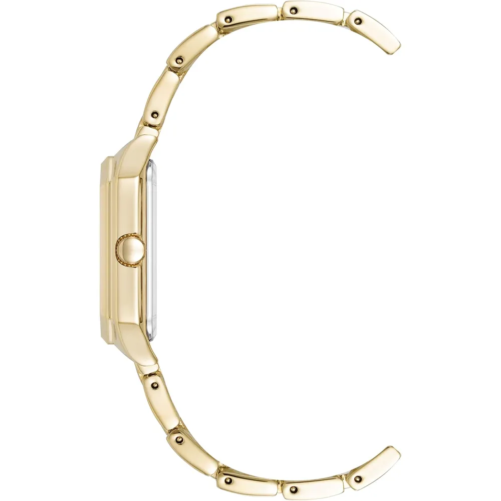 Anne Klein AK/3774BKGB reloj femenino con brazalete | 24 mm - Oro/Abalone