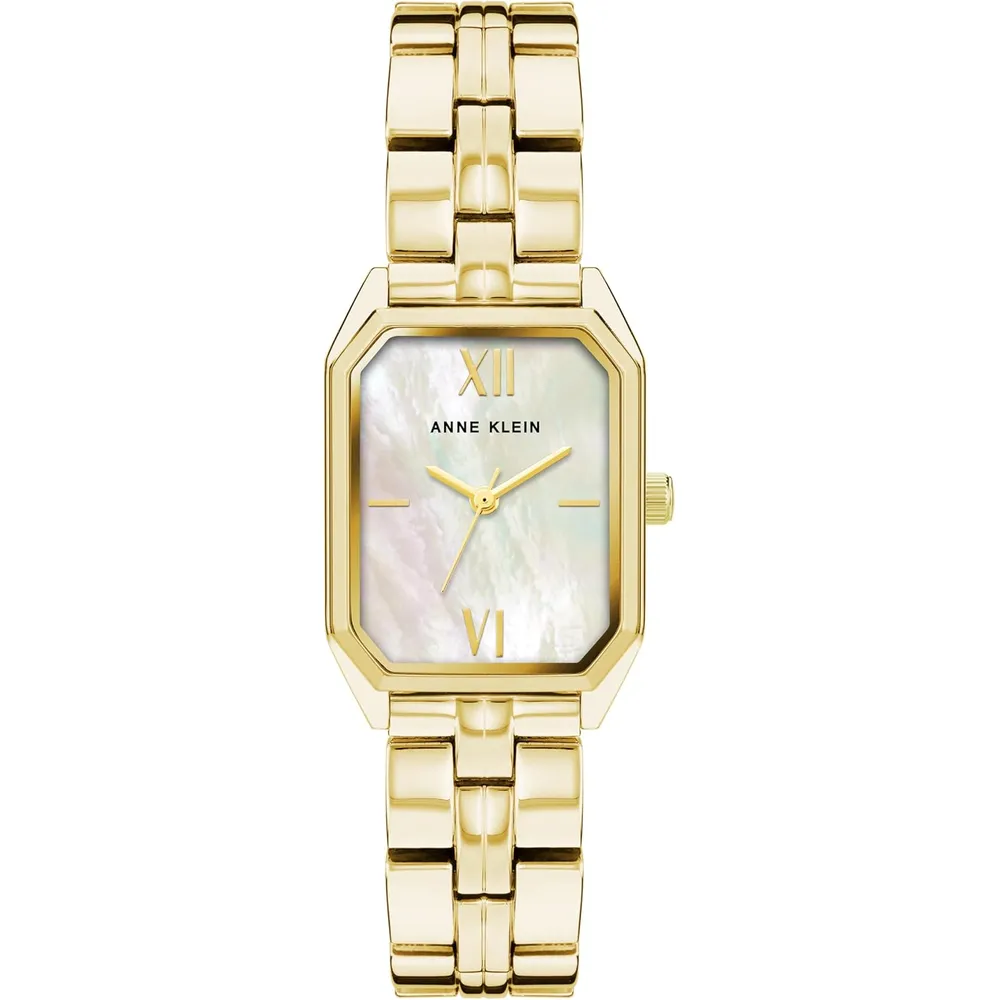 Anne Klein AK/3774BKGB reloj femenino con brazalete | 24 mm - Dorado