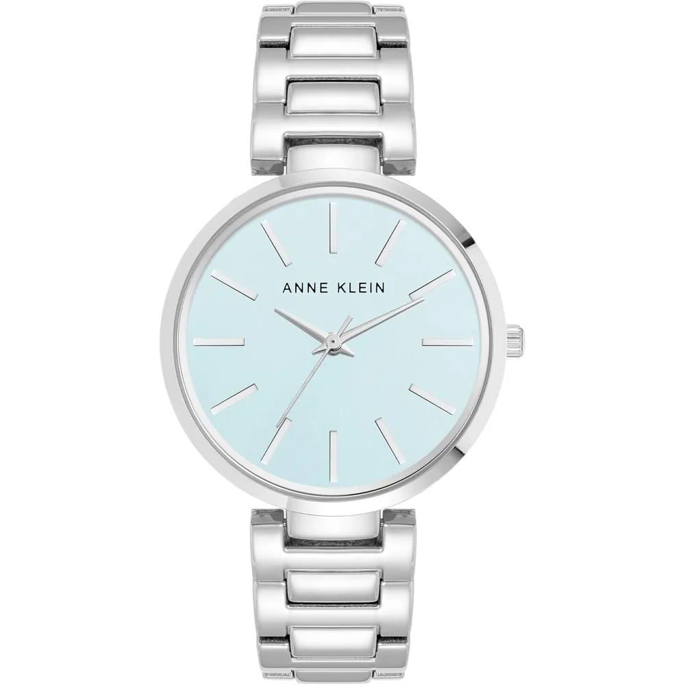 Anne Klein AK/2787SVTT reloj de pulsera para mujer | 34 mm - Plateado/Azul