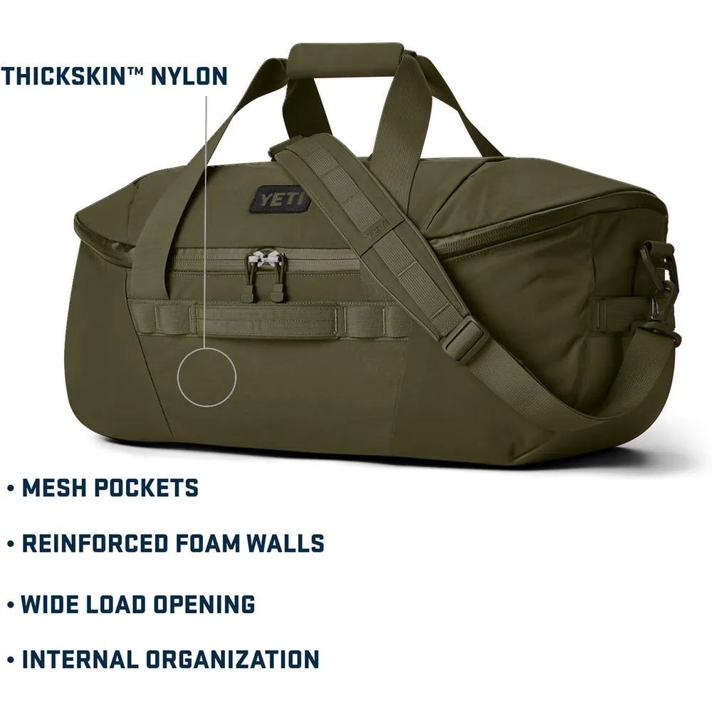 YETI Crossroads Bolsa de Lona para Viaje de 60L | Verde Olivo