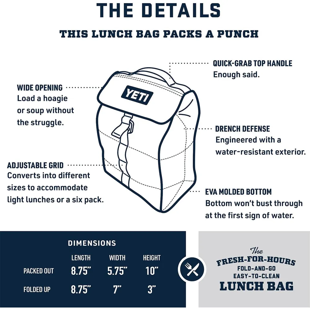 YETI Daytrip Bolsa de Almuerzo | Verde Olivo