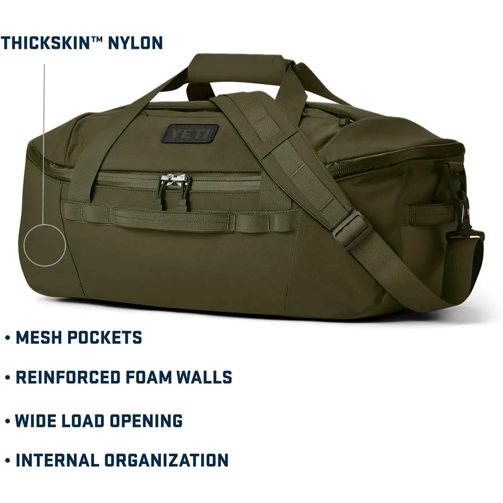 YETI Crossroads Bolsa de Lona para Viaje de 40L | Verde Olivo