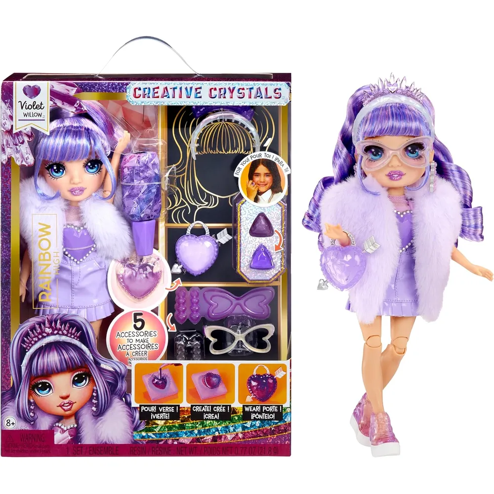 Rainbow High muñeca Creative Crystals