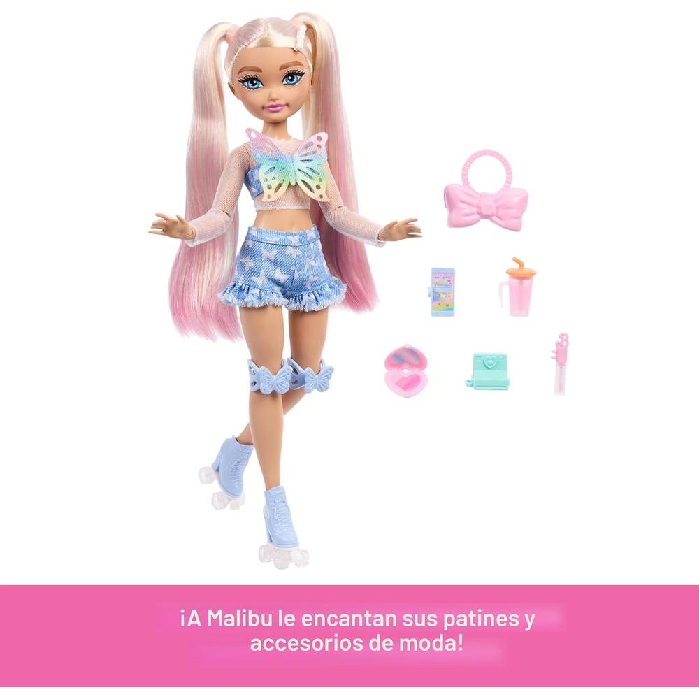 MUÑECA BARBIE DREAM BESTIES PATINADORA | MALIBU
