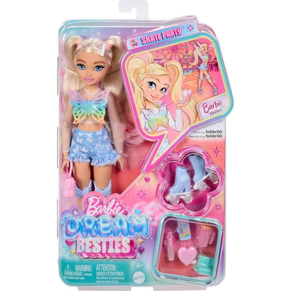 MUÑECA BARBIE DREAM BESTIES PATINADORA | MALIBU