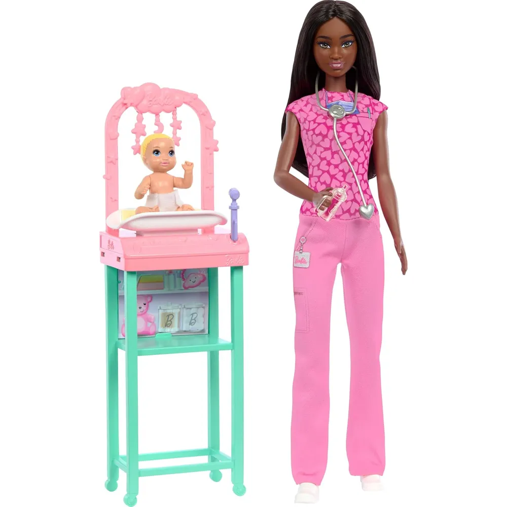 MUÑECA BARBIE DOCTORA 11" | MORENA