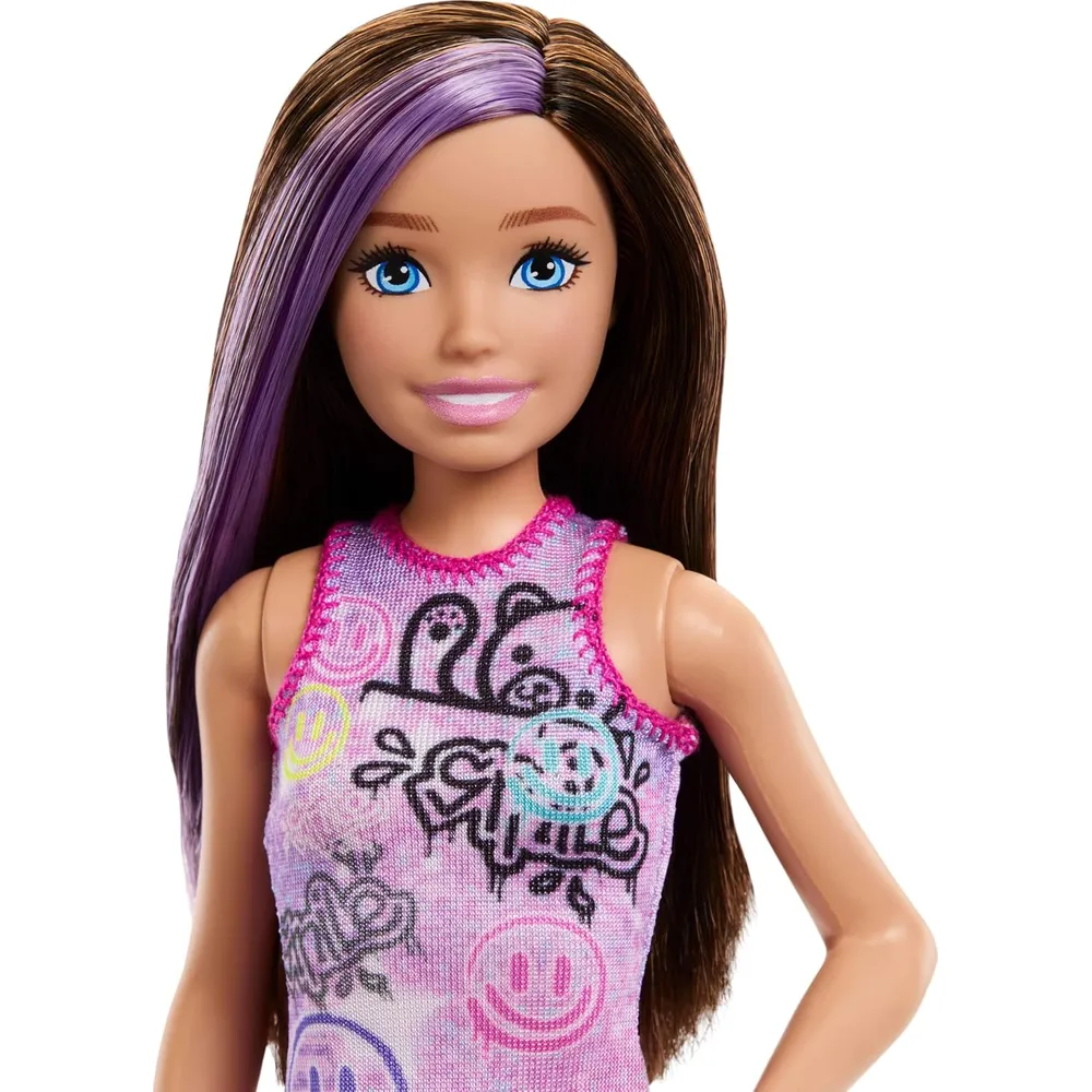 BARBIE SKIPPER BABYSITTERS MUÑECA CON MOCHILA Y ACCESORIOS