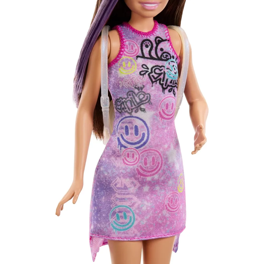 BARBIE SKIPPER BABYSITTERS MUÑECA CON MOCHILA Y ACCESORIOS