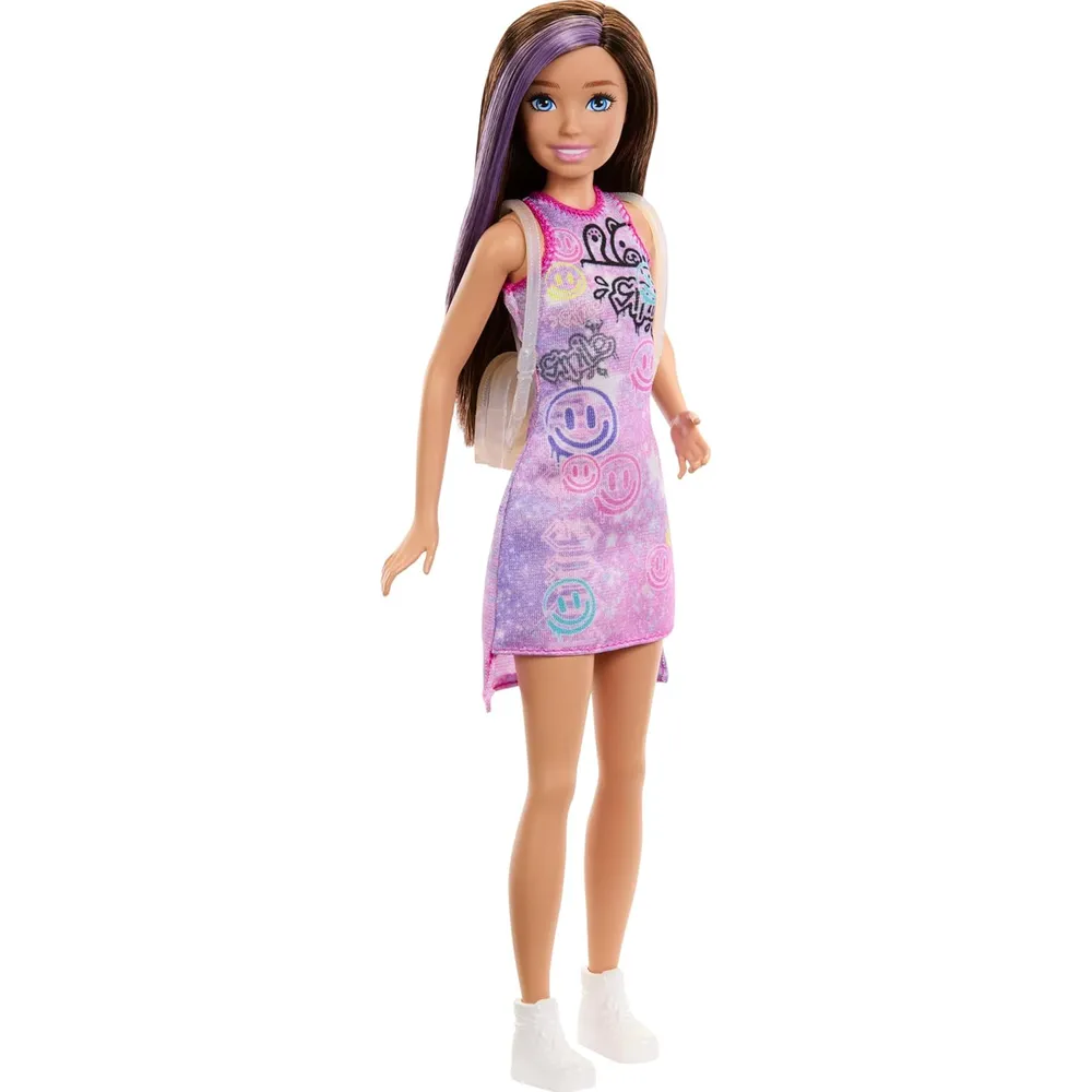 BARBIE SKIPPER BABYSITTERS MUÑECA CON MOCHILA Y ACCESORIOS