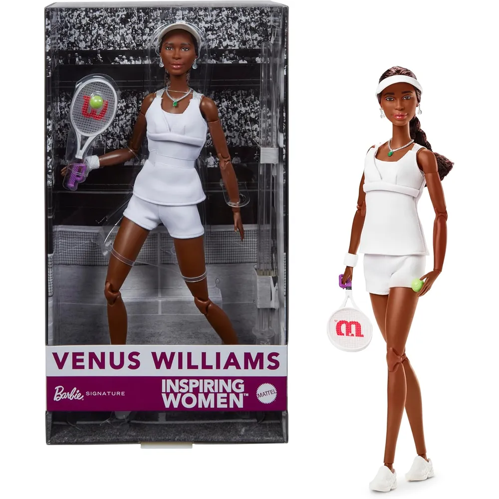 BARBIE MUJERES INSPIRADORAS VENUS WILLIAMS MUÑECA TENISTA
