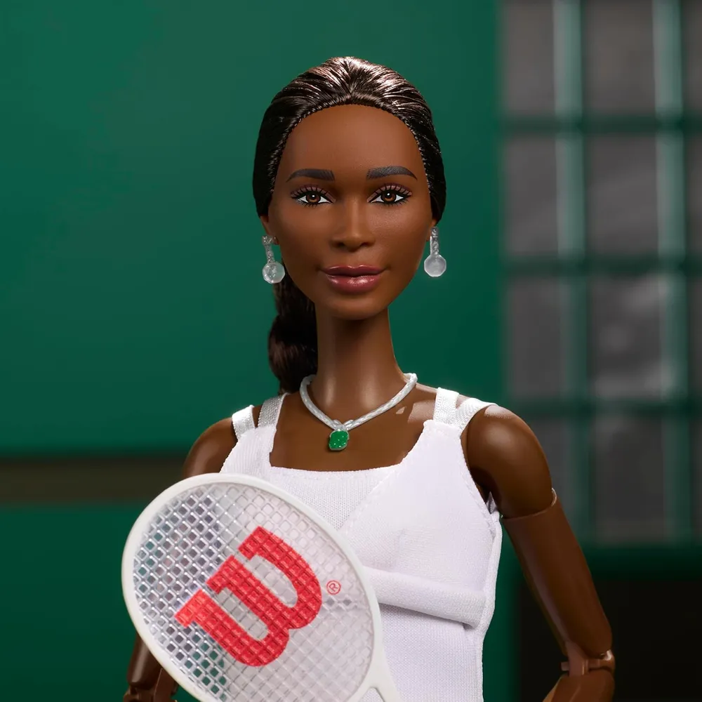 BARBIE MUJERES INSPIRADORAS VENUS WILLIAMS MUÑECA TENISTA