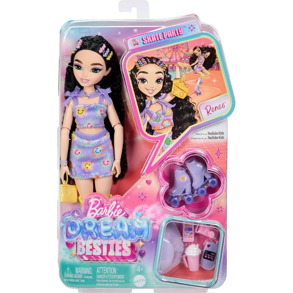 MUÑECA BARBIE DREAM BESTIES PATINADORA | RENEE