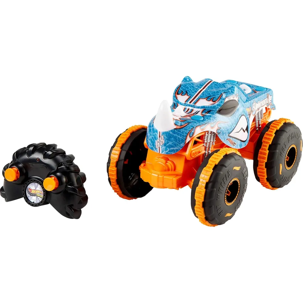 HOT WHEELS AUTO RC MONSTER TRUCKS RHINOMITE
