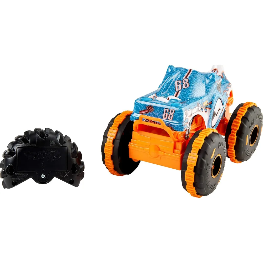 HOT WHEELS AUTO RC MONSTER TRUCKS RHINOMITE