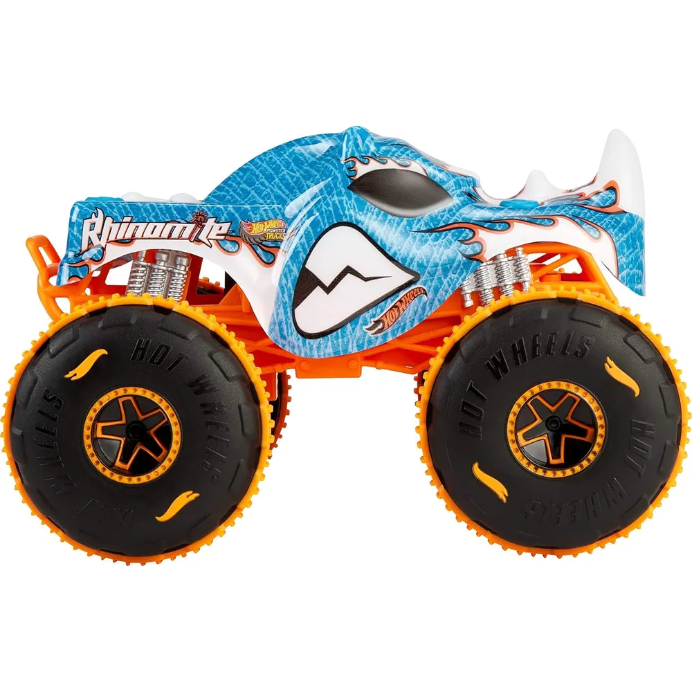 HOT WHEELS AUTO RC MONSTER TRUCKS RHINOMITE
