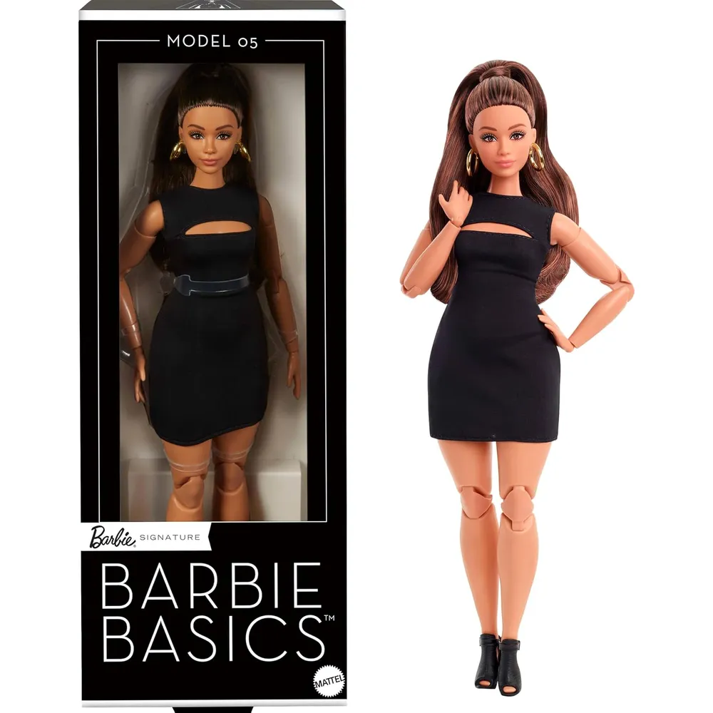 BARBIE BASICS MODELO 05 MUÑECA COLECCIÓN CABELLO CASTAÑO