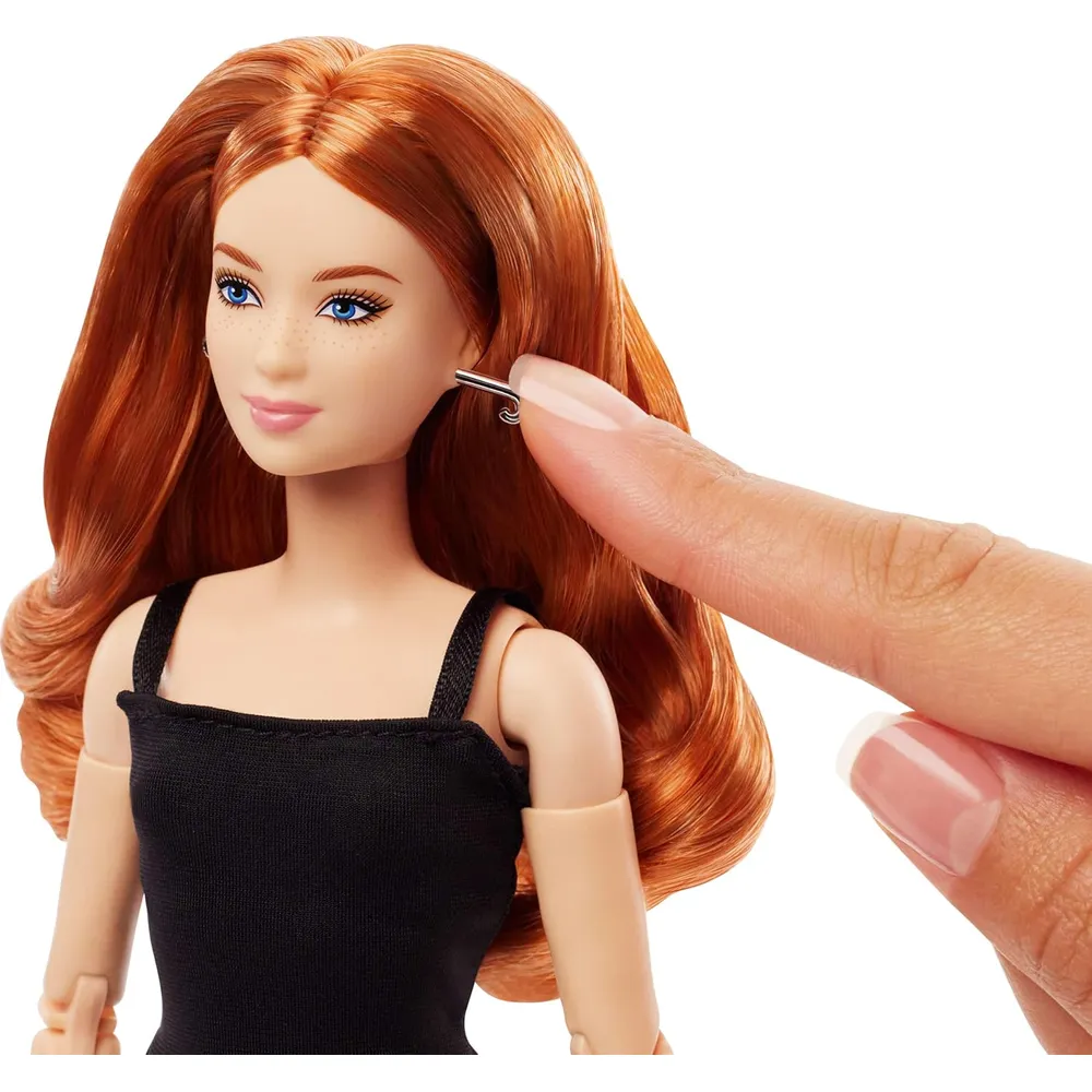 BARBIE BASICS MODELO 04 MUÑECA COLECCIÓN CABELLO ROJO RIZADO
