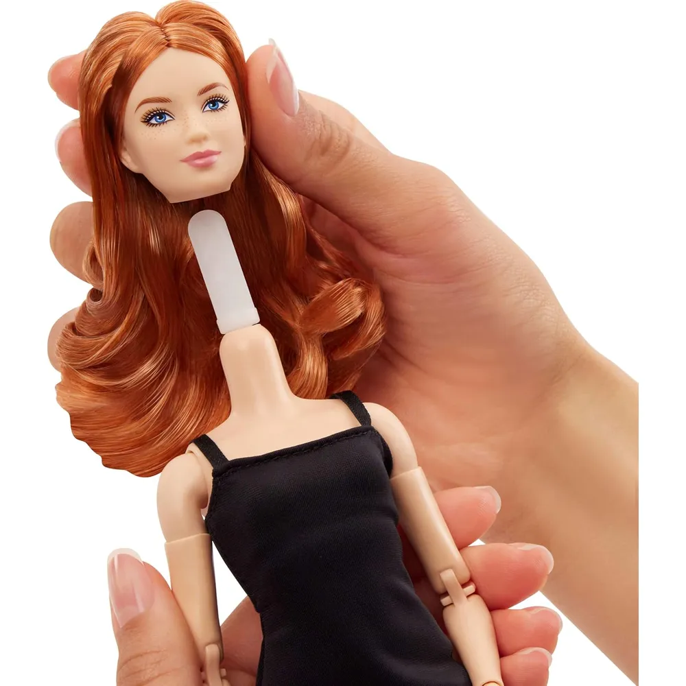 BARBIE BASICS MODELO 04 MUÑECA COLECCIÓN CABELLO ROJO RIZADO
