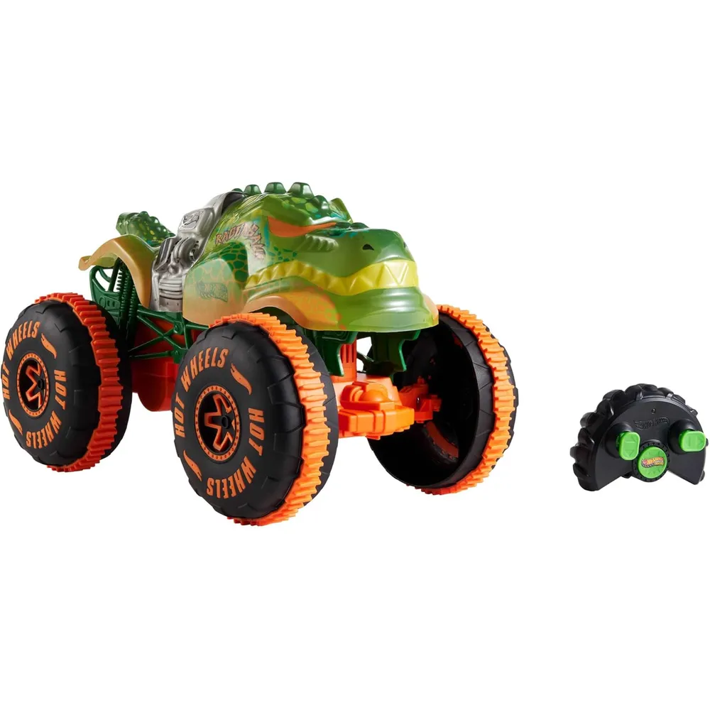 HOT WHEELS AUTO RC RAGEASAUR MONSTER TRUCKS