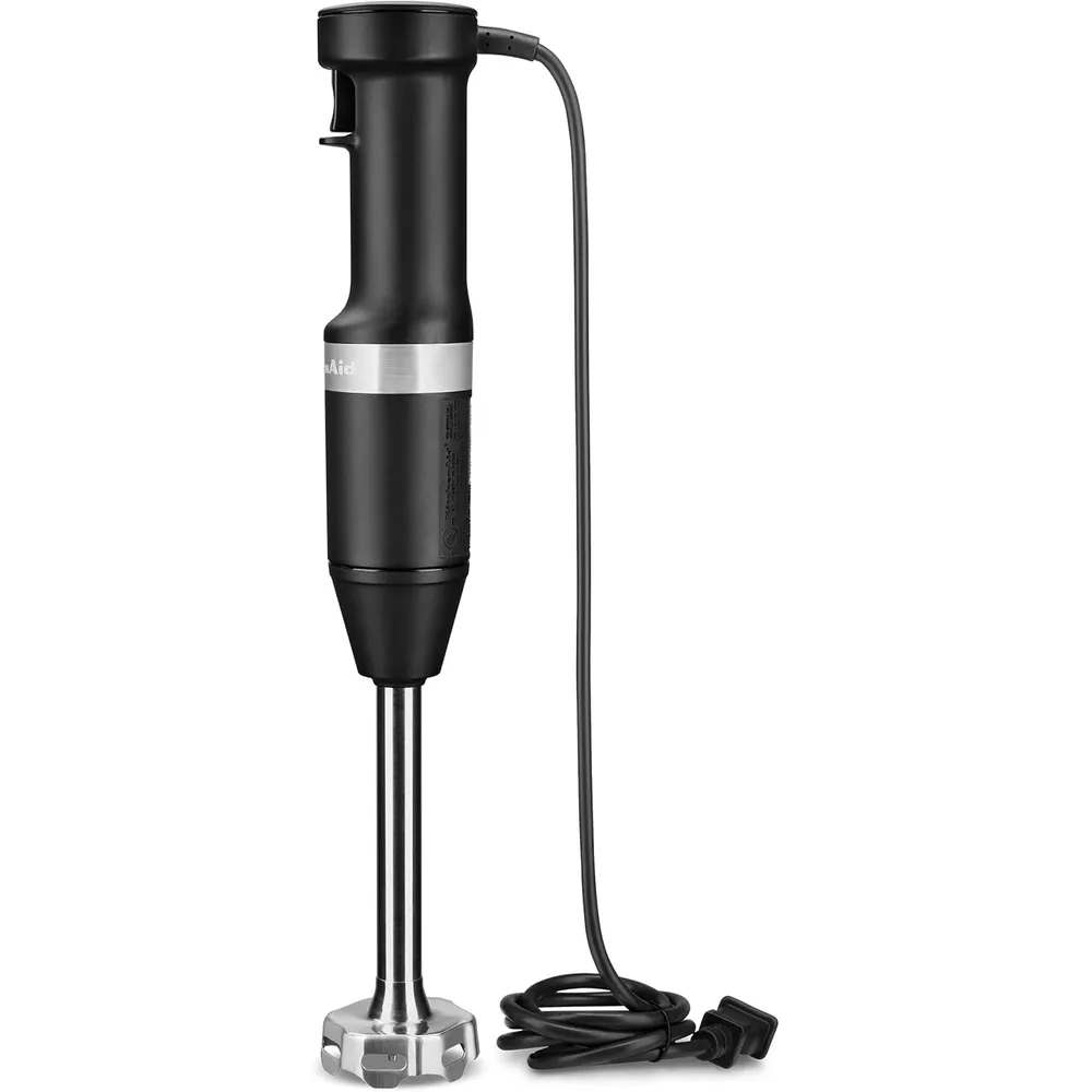 KITCHENAID KHBV83BM, BATIDORA DE MANO CON CABLE Y ACCESORIOS | NEGRO MATE