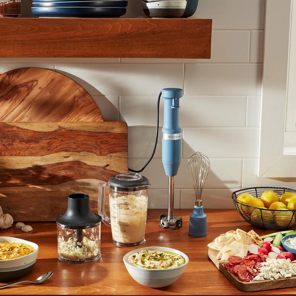 KITCHENAID KHBV83VB, BATIDORA DE MANO CON CABLE Y ACCESORIOS | TERCIOPELO AZUL