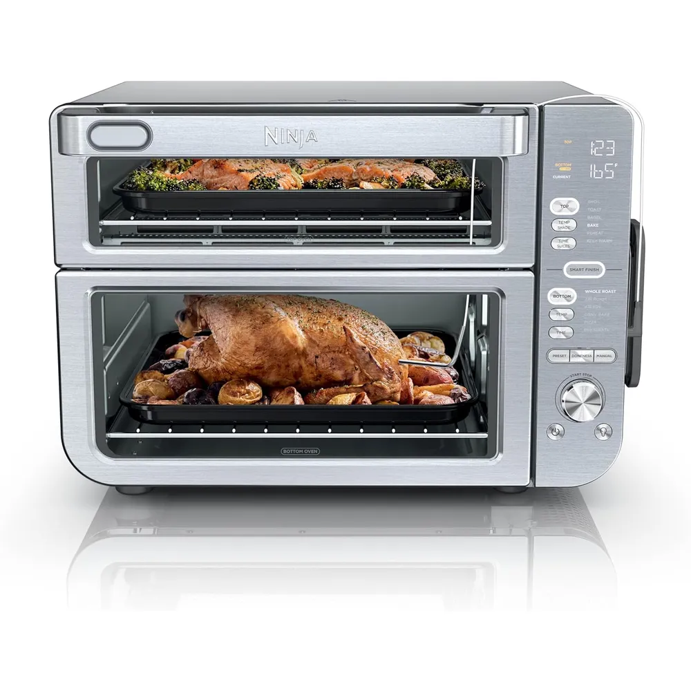 NINJA HORNO DOUBLE STACK XL DCT651, FREIDORA 12 EN 1, PRO COOK | ACERO