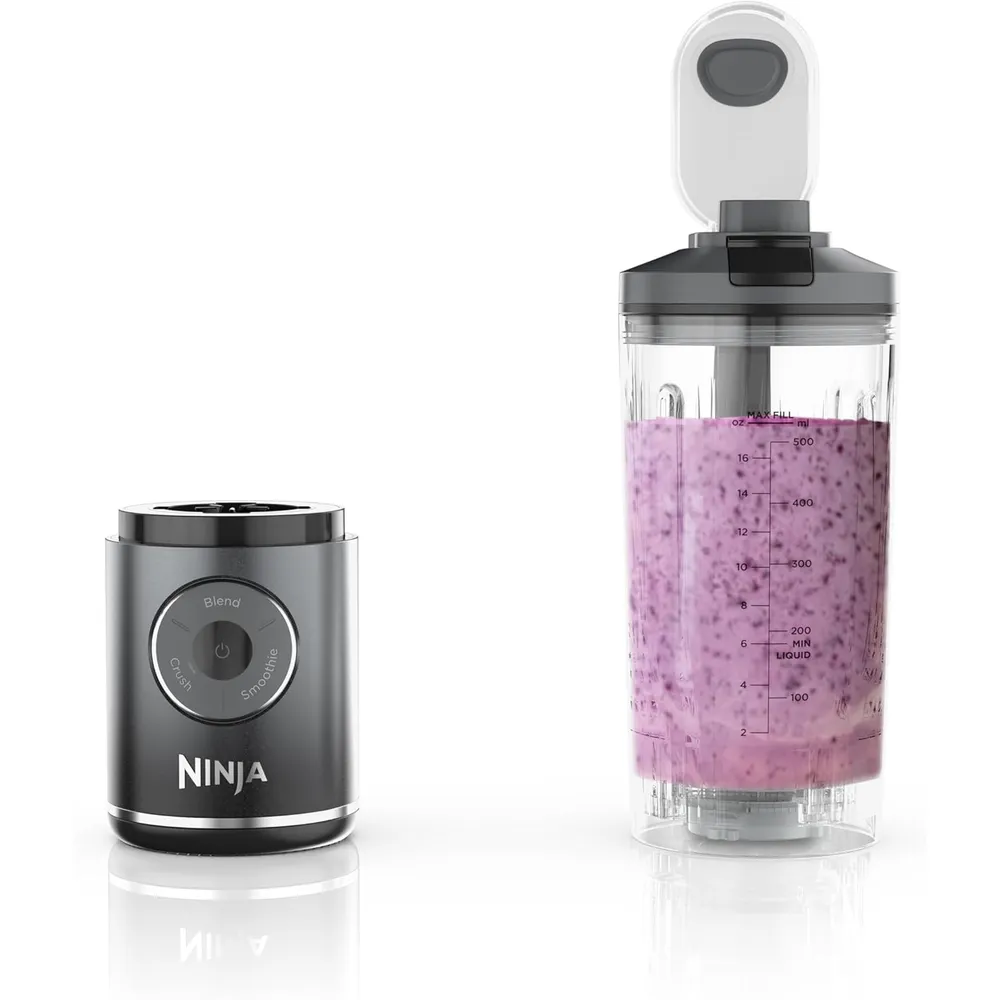 NINJA BLAST MAX BC251GY, LICUADORA PORTÁTIL 22 OZ, TWIST & GO | GRIS