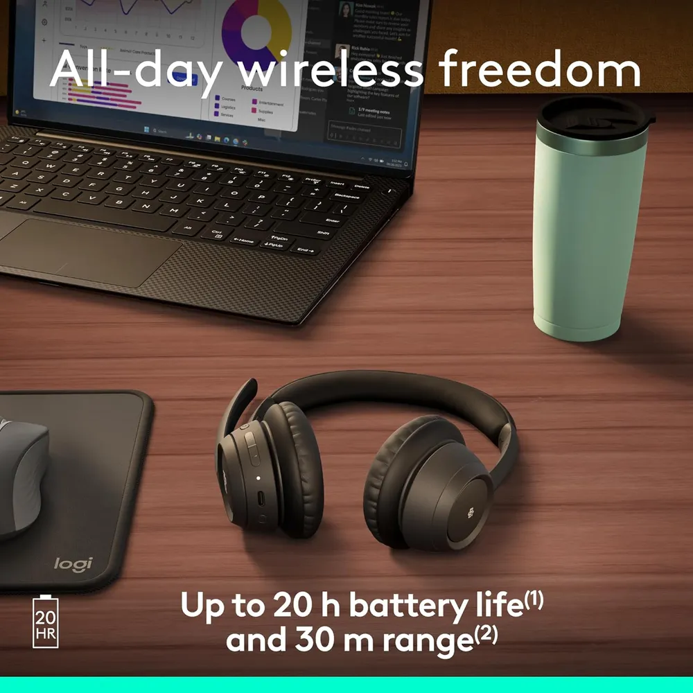 AUDÍFONOS INALÁMBRICOS ZONE 305 LOGITECH | NEGRO