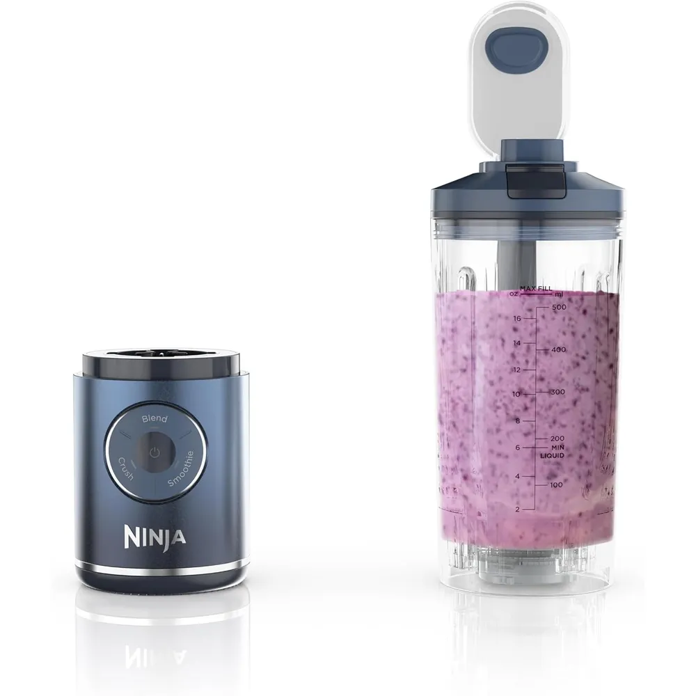 NINJA BLAST MAX BC251NV, LICUADORA PORTÁTIL 22 OZ, TWIST & GO | AZUL MARINO