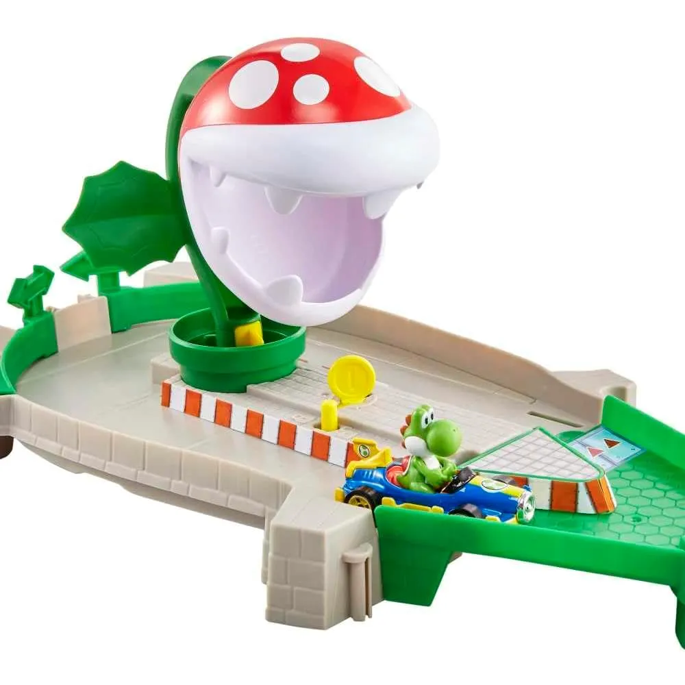 HOT WHEELS PISTA COMPLETA MARIO KART PIRANHA PLANT I