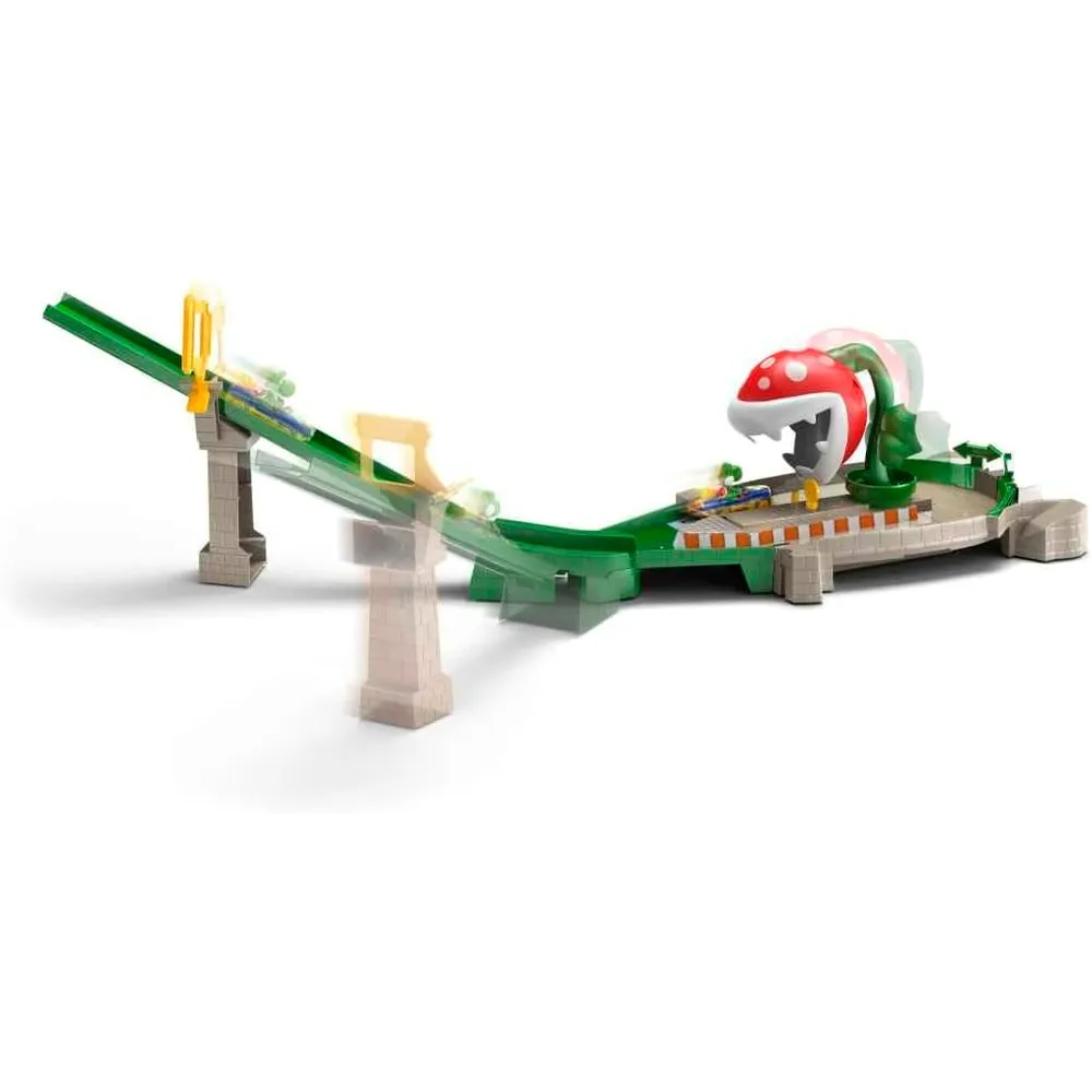 HOT WHEELS PISTA COMPLETA MARIO KART PIRANHA PLANT I
