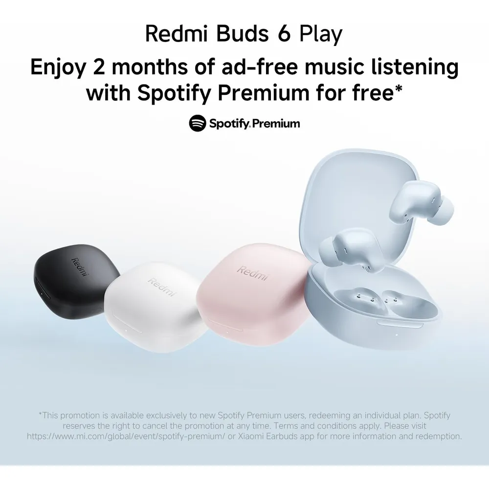 AUDÍFONOS REDMI BUDS 6 PLAY XIAOMI | ROSA