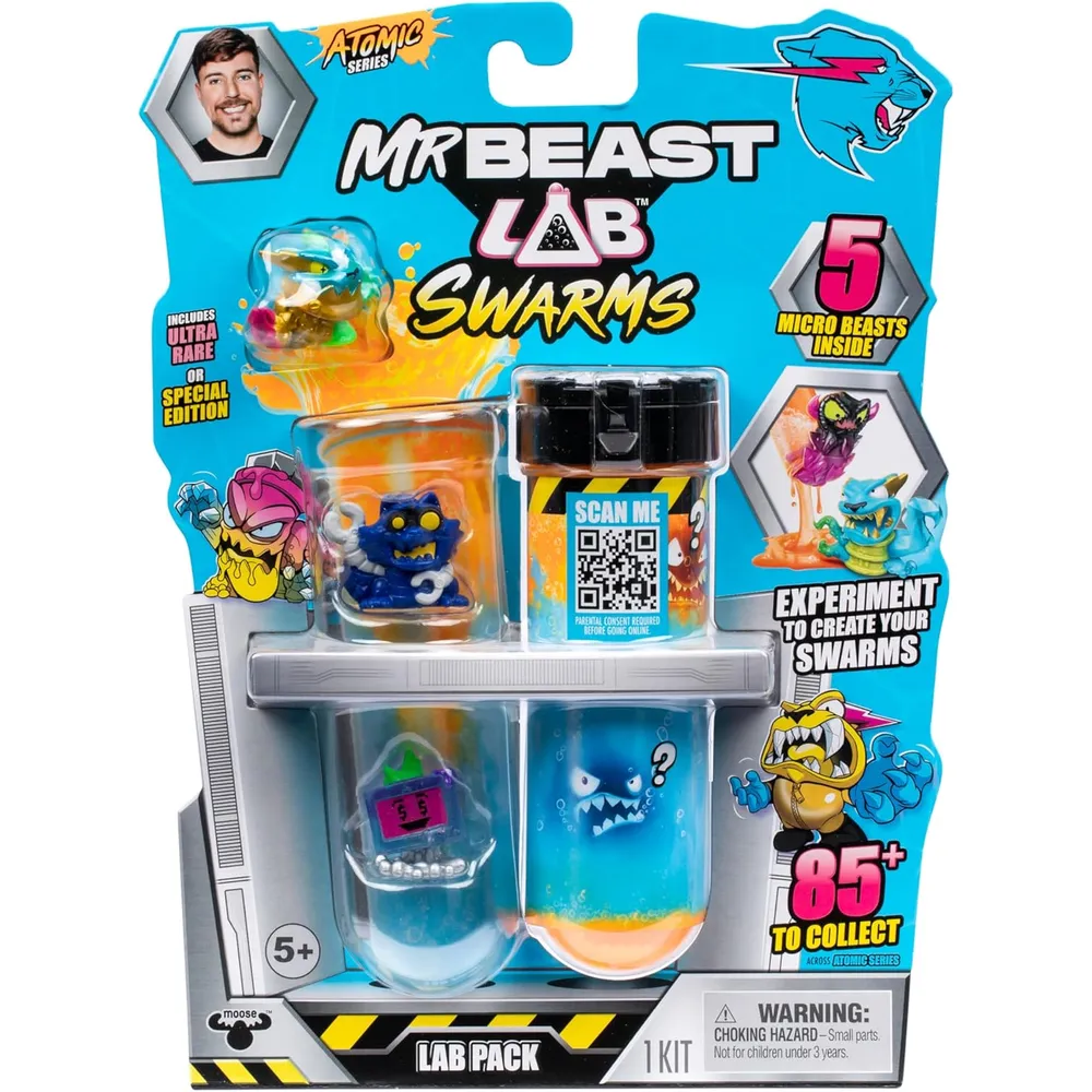 MrBeast Lab Serie 2 Swarms pack 5 microbestias