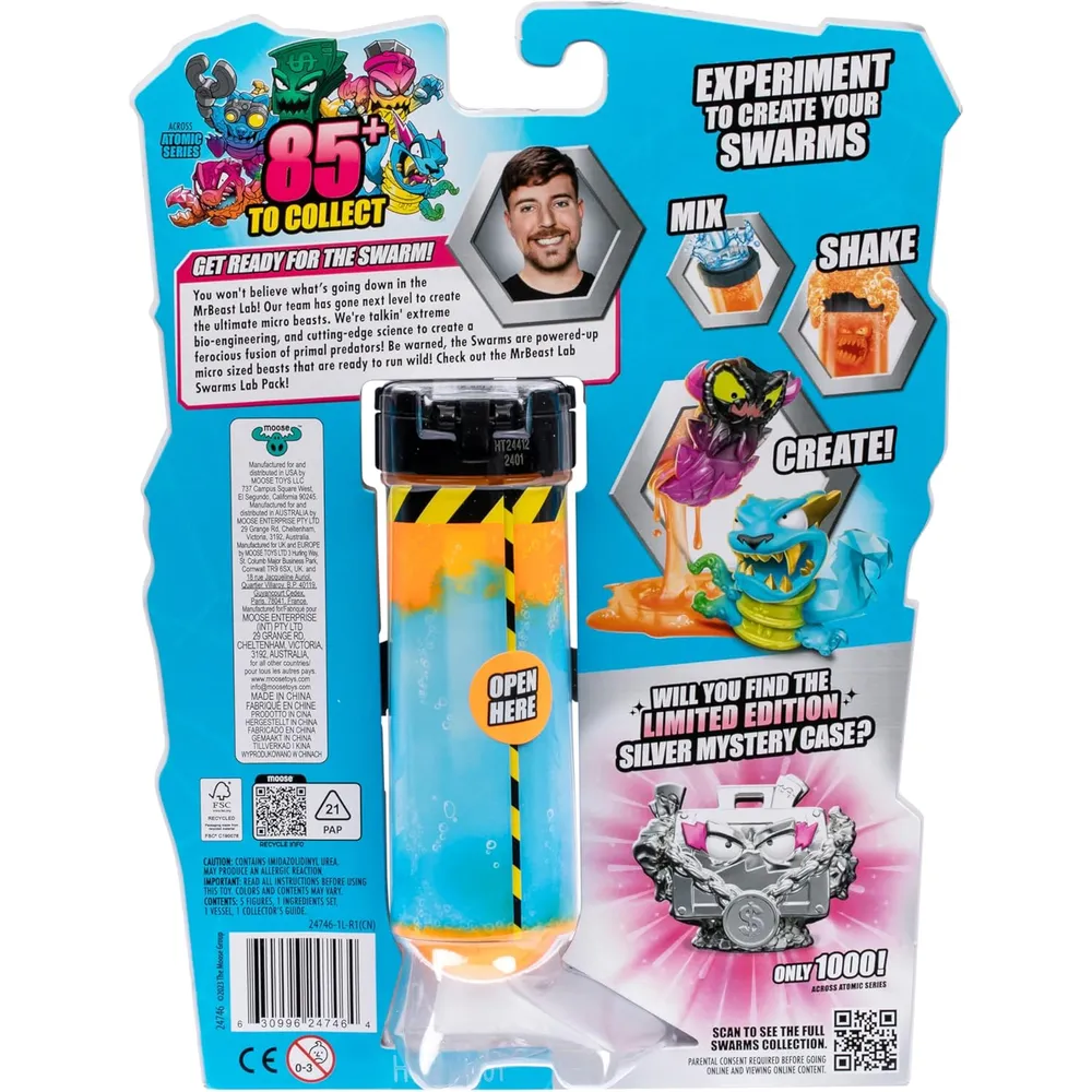 MrBeast Lab Serie 2 Swarms pack 5 microbestias