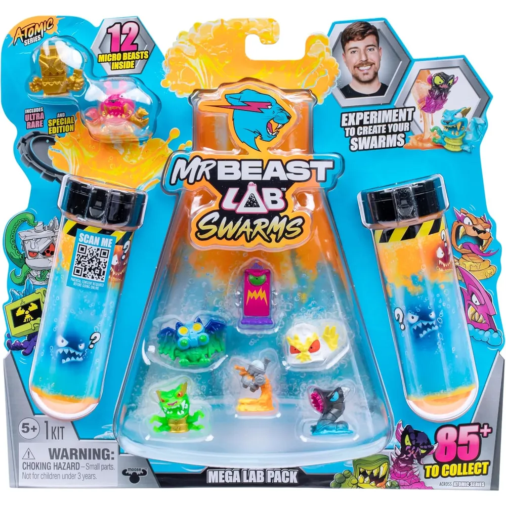 MrBeast Lab Serie 2 Swarms atómica 12 figuras