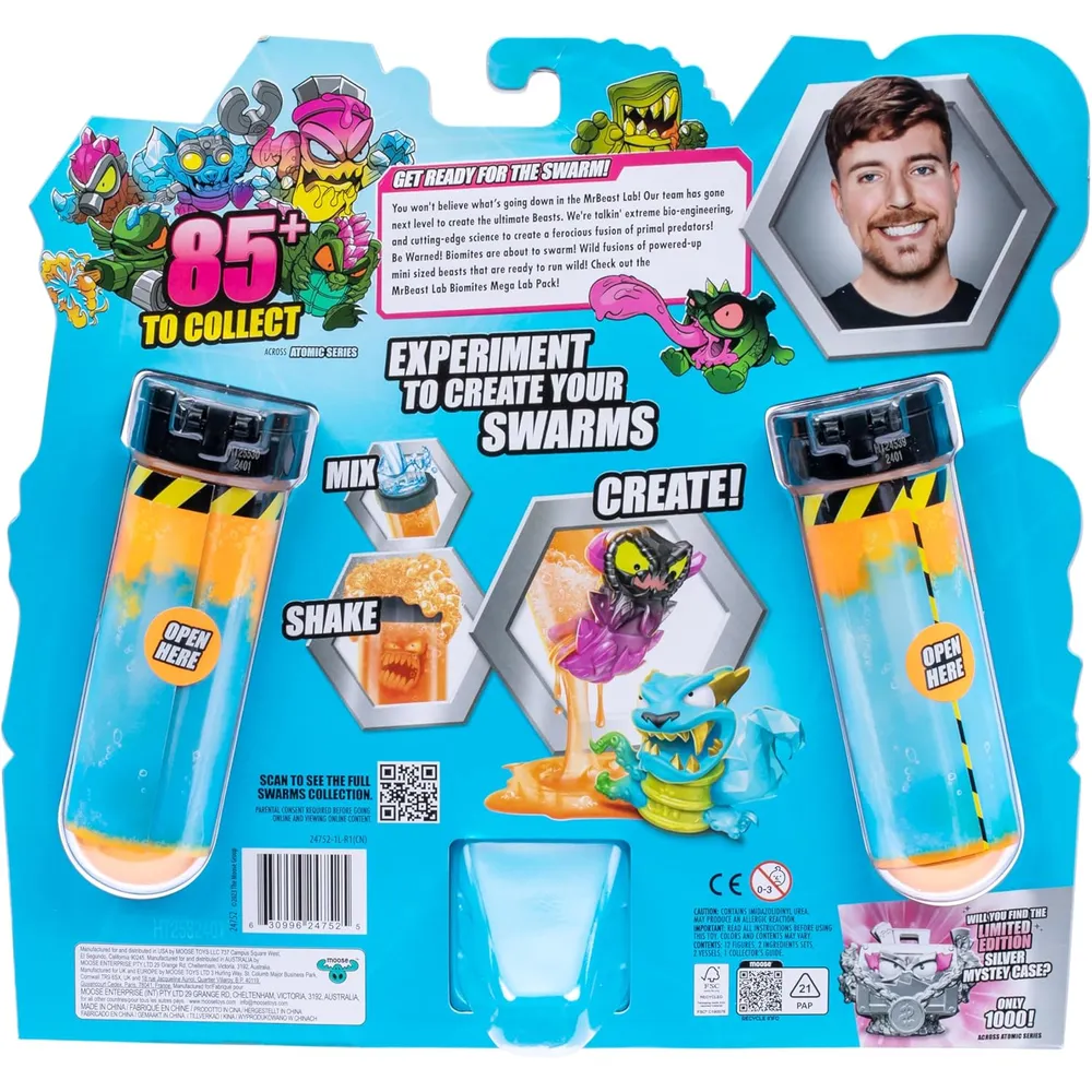 MrBeast Lab Serie 2 Swarms atómica 12 figuras