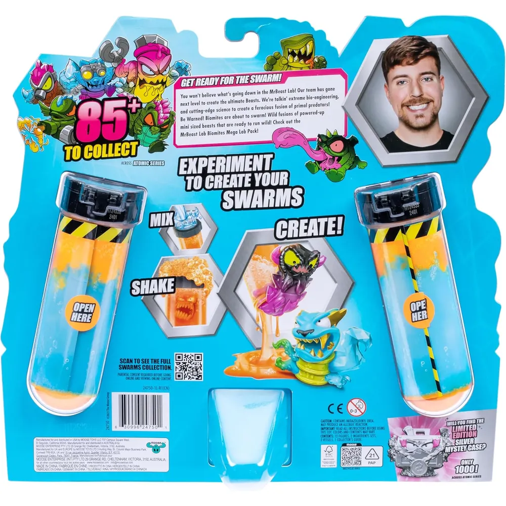 MrBeast Lab Serie 2 Swarms 12 atómica pantera pitón