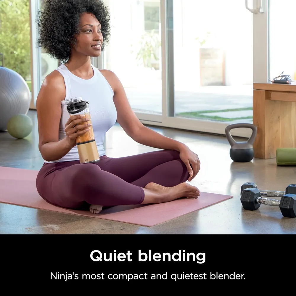 NINJA BLAST BC151CP, LICUADORA PORTÁTIL 500 ML, INALÁMBRICA | COBRE METÁLICO