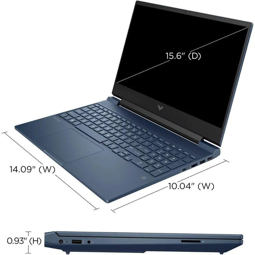 HP Victus 15.6" i7-12650H RTX 4050 16GB RAM 512GB SSD Win11 - Teclado Inglés