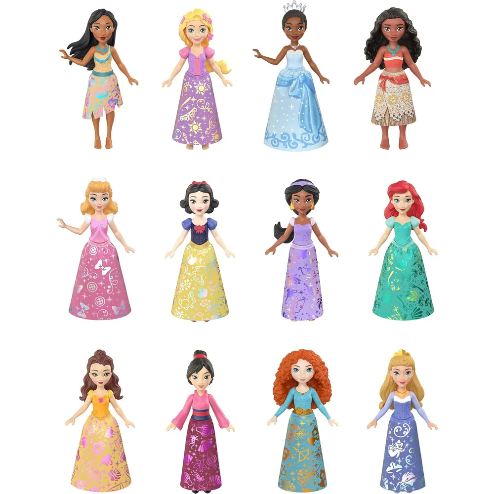MUÑECAS DISNEY PRINCESAS 12 UNIDADES COLECCIONABLES