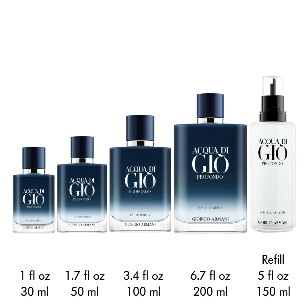 PERFUME ARMANI BEAUTY ACQUA DI GIÒ PROFONDO EDP HOMBRE 6.7 OZ / 200 ML