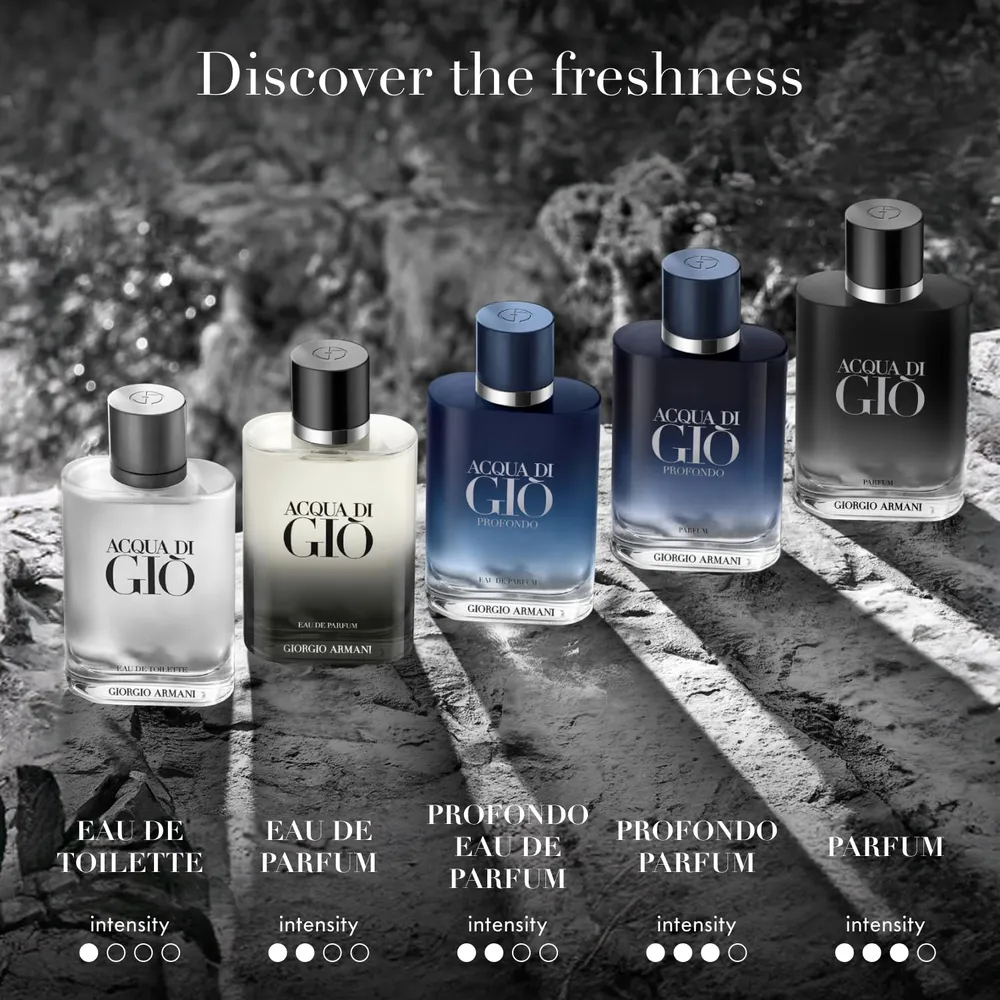 PERFUME ARMANI BEAUTY ACQUA DI GIÒ PROFONDO EDP HOMBRE 1 OZ / 30 ML