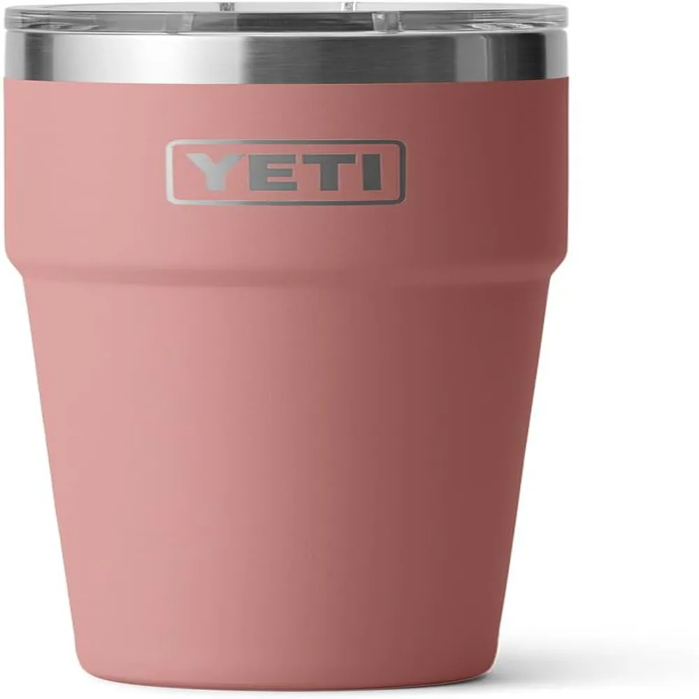 YETI Rambler Vaso de 20 oz de acero inoxidable y tapa MagSlider color palo rosa