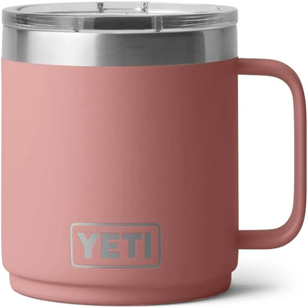 YETI Rambler Taza Apilable con Tapa Magslider de 14 oz | Palo Rosa