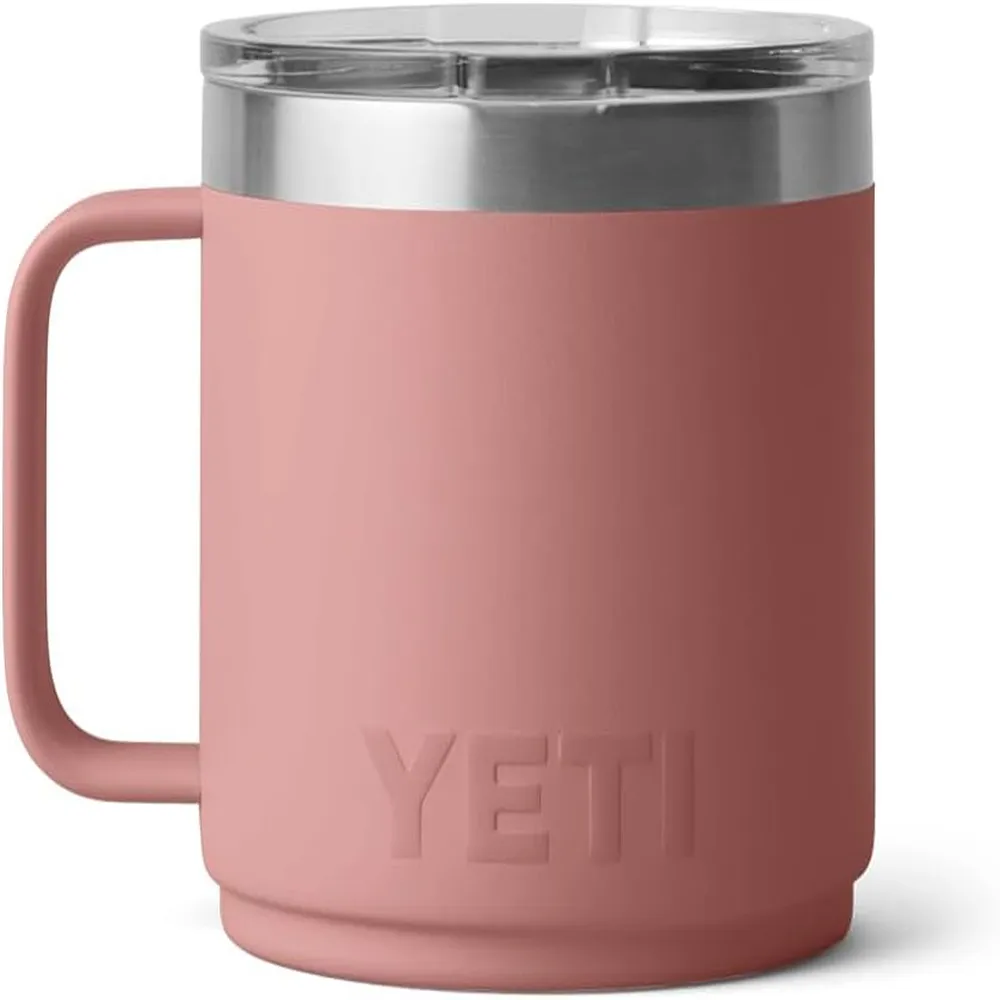 YETI Rambler Taza Apilable con Tapa Magslider de 14 oz | Palo Rosa
