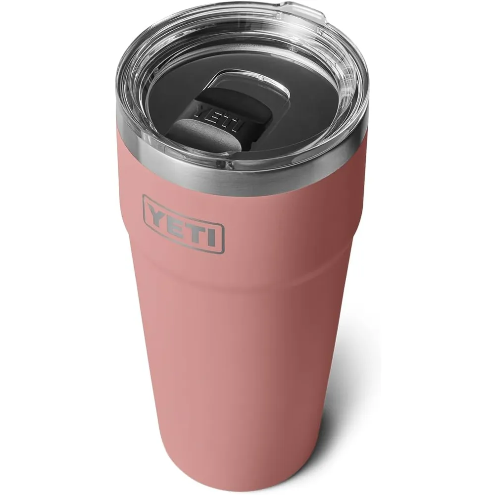 YETI Rambler Vaso  de 30 oz de acero inoxidable con tapa MagSlider color palo rosa