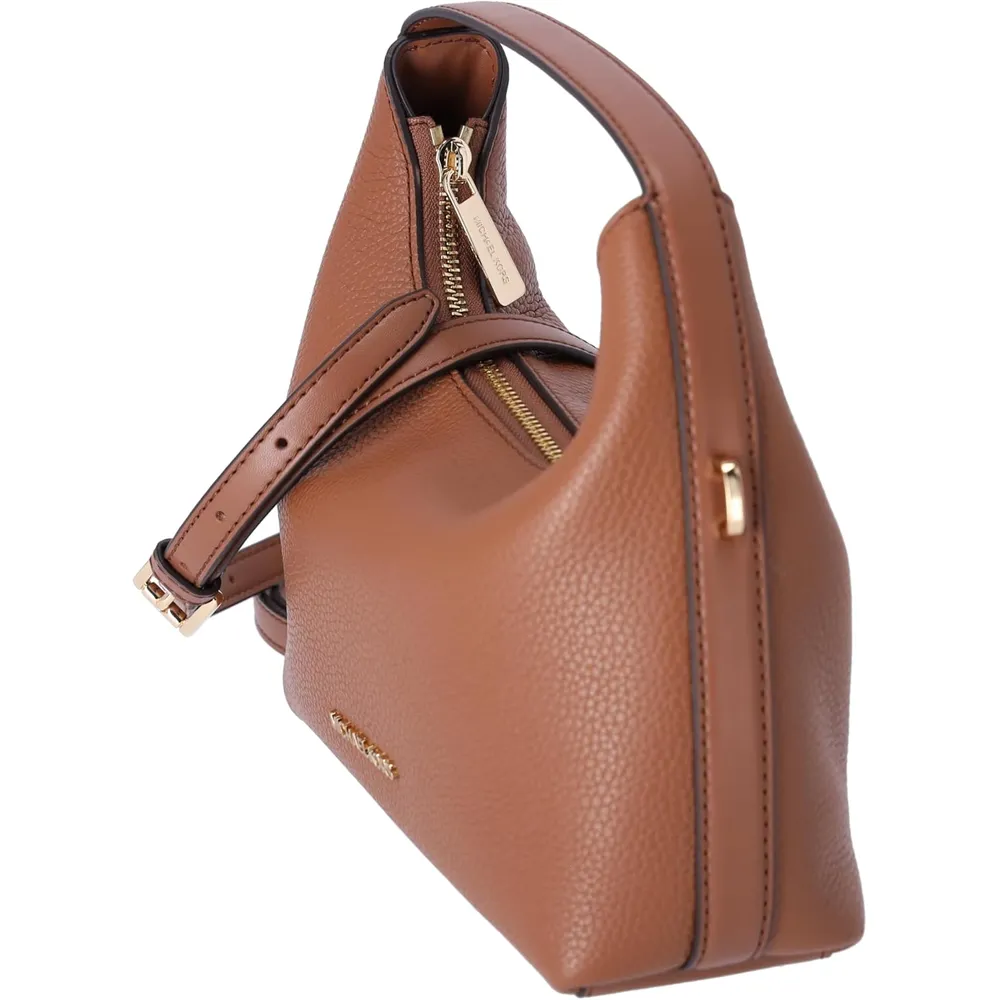 MICHAEL KORS Bolso Ember bandolera con asa superior de cuero | Camello