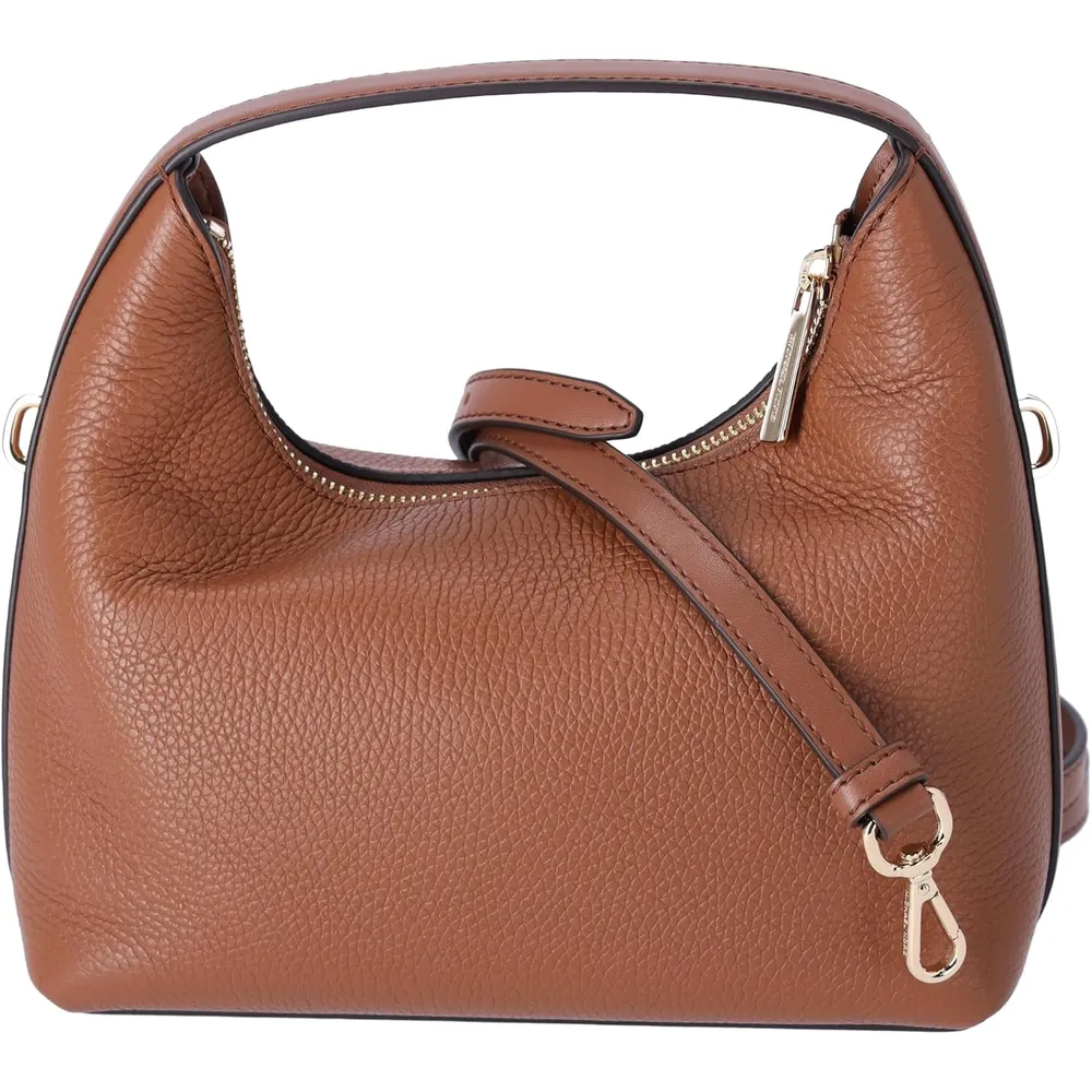 MICHAEL KORS Bolso Ember bandolera con asa superior de cuero | Camello